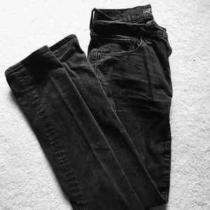 Lucky Brand black jeans- Rebel Super Skinny